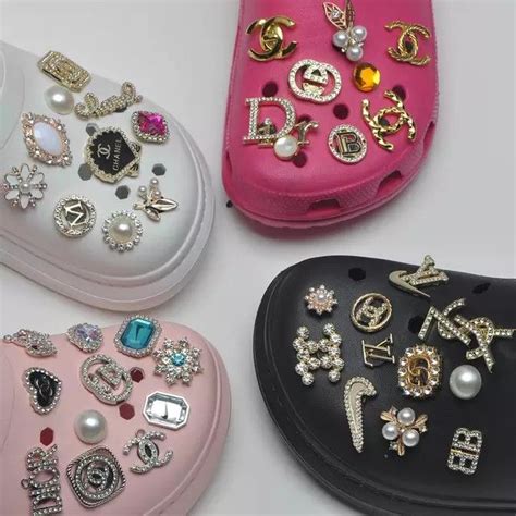 chanel croc charms|Chanel jibetzts for Crocs.